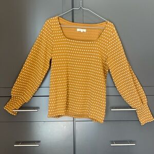 Madewell sweater with star stitching. Never worn.
